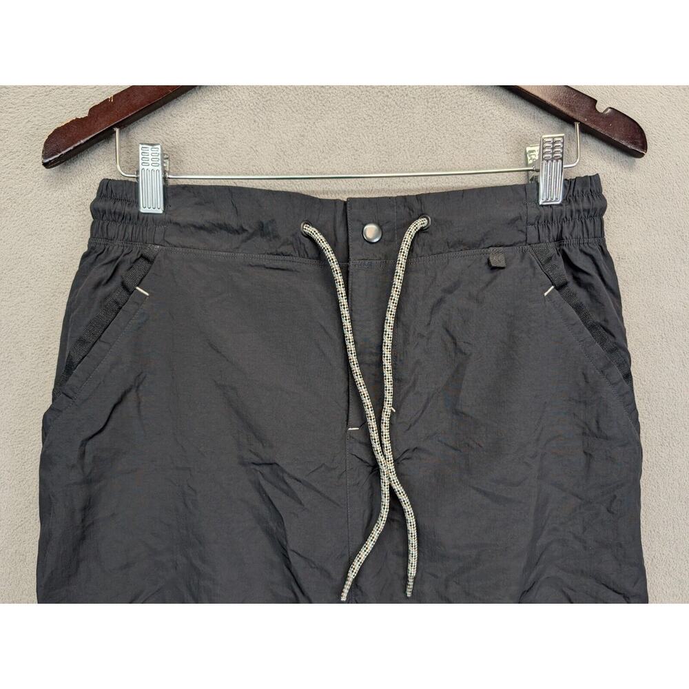 Gymshark Joggers Mens Medium Black Lightweight Nylon Gym Training Workout Lift - Picture 2 of 6